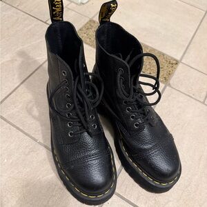 Dr. Martens Black Leather Boots